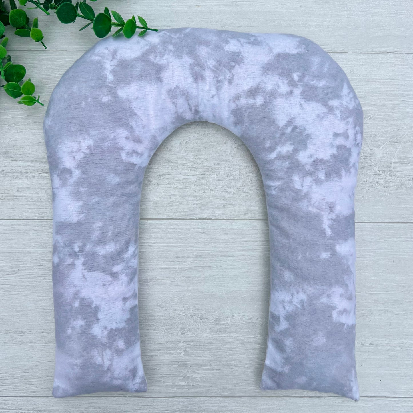 Gray Tie Dye Weighted Hot & Cold Neck Wrap | CrystalxClear Collection