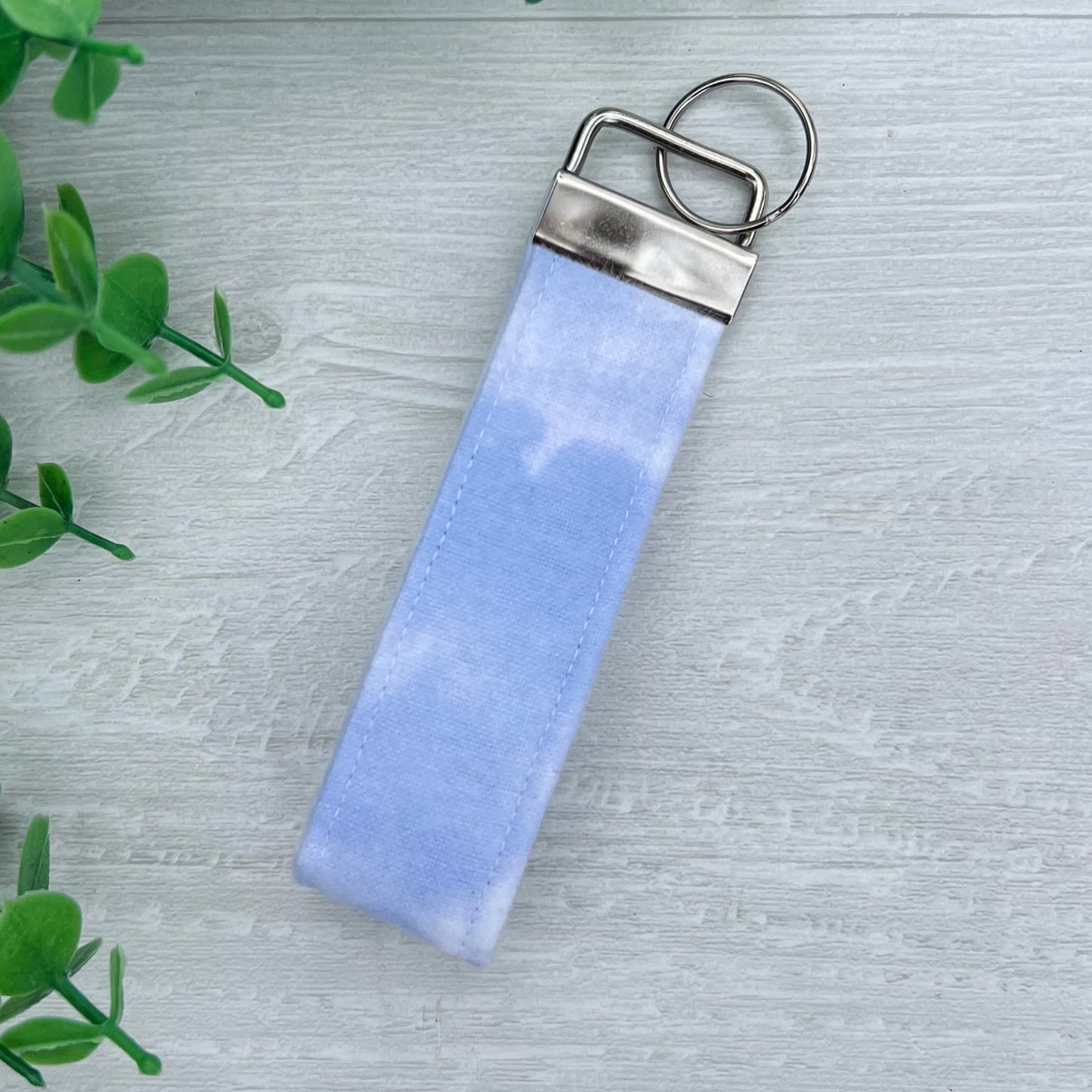Clouds Fabric Key Fob Handles for Easy Carrying | CrystalxClear Collection