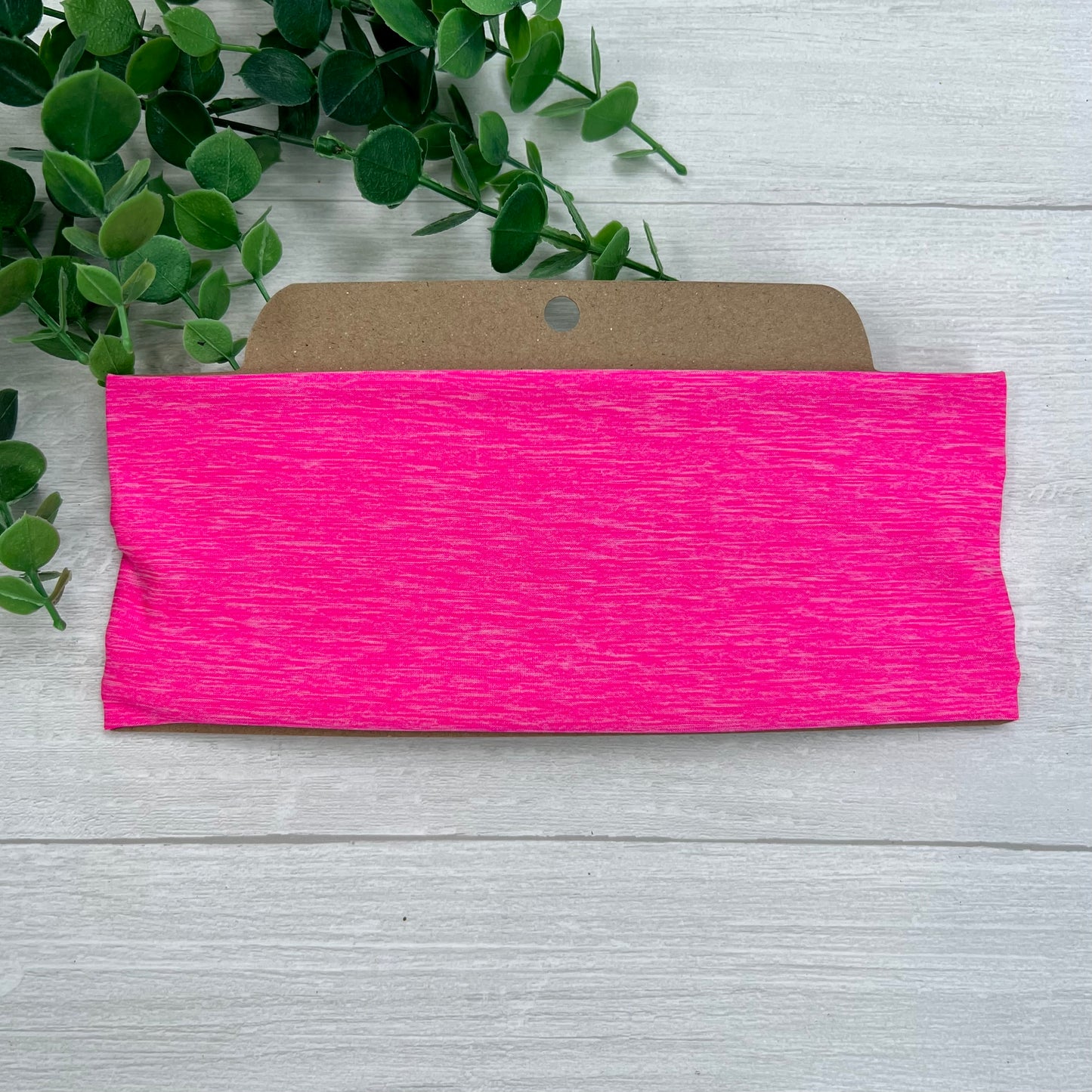 Heather Hot Pink Soft Stretch Twist Knot Headband | CrystalxClear Collection