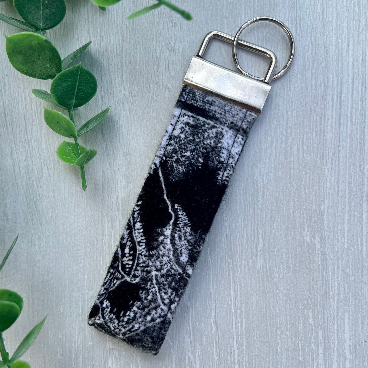 Forest In The Night - Fabric Keychain Handle