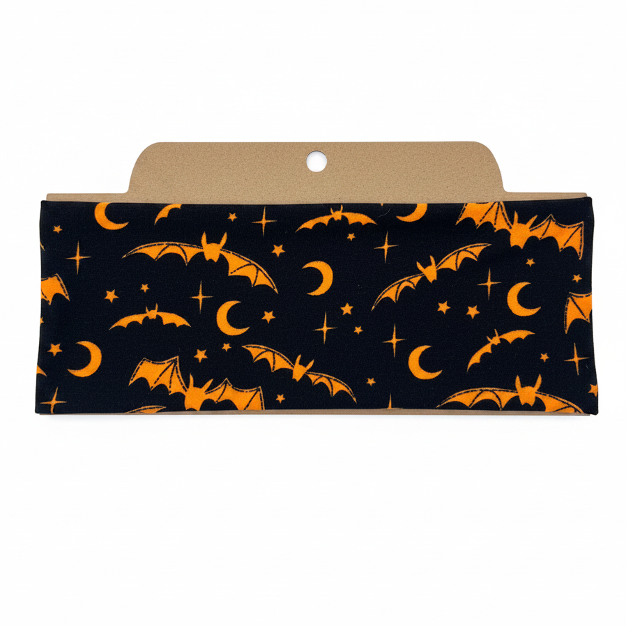 Bats Halloween Soft Stretch Twist Knot Headband | CrystalxClear Collection