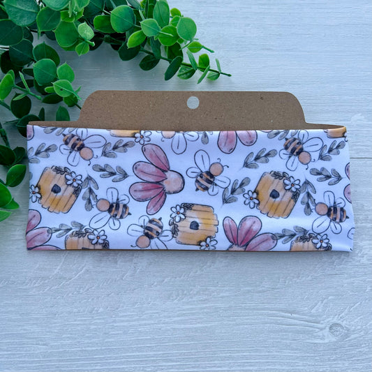Sweet Honey Bee Hive Twist Knot Headband