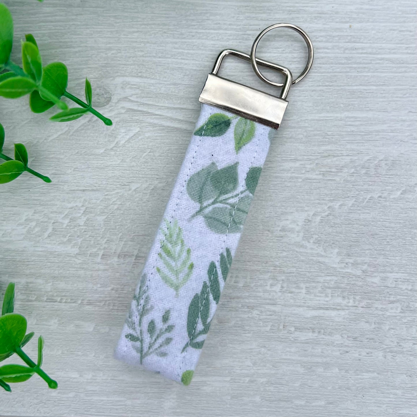 Leaves Fabric Key Fob Handles for Easy Carrying | CrystalxClear Collection