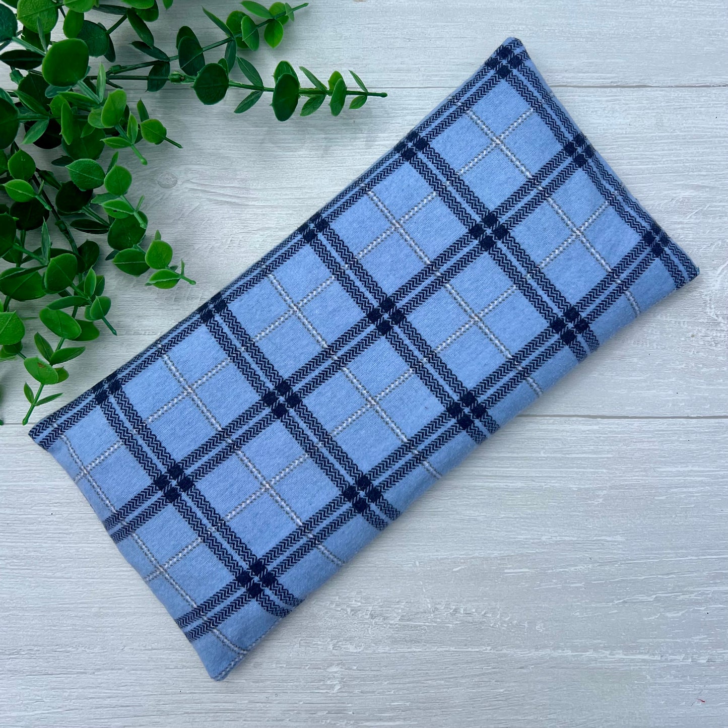 Dark Blue Plaid Original Microwave Heating Pad for Everyday Comfort | CrystalxClear Collection