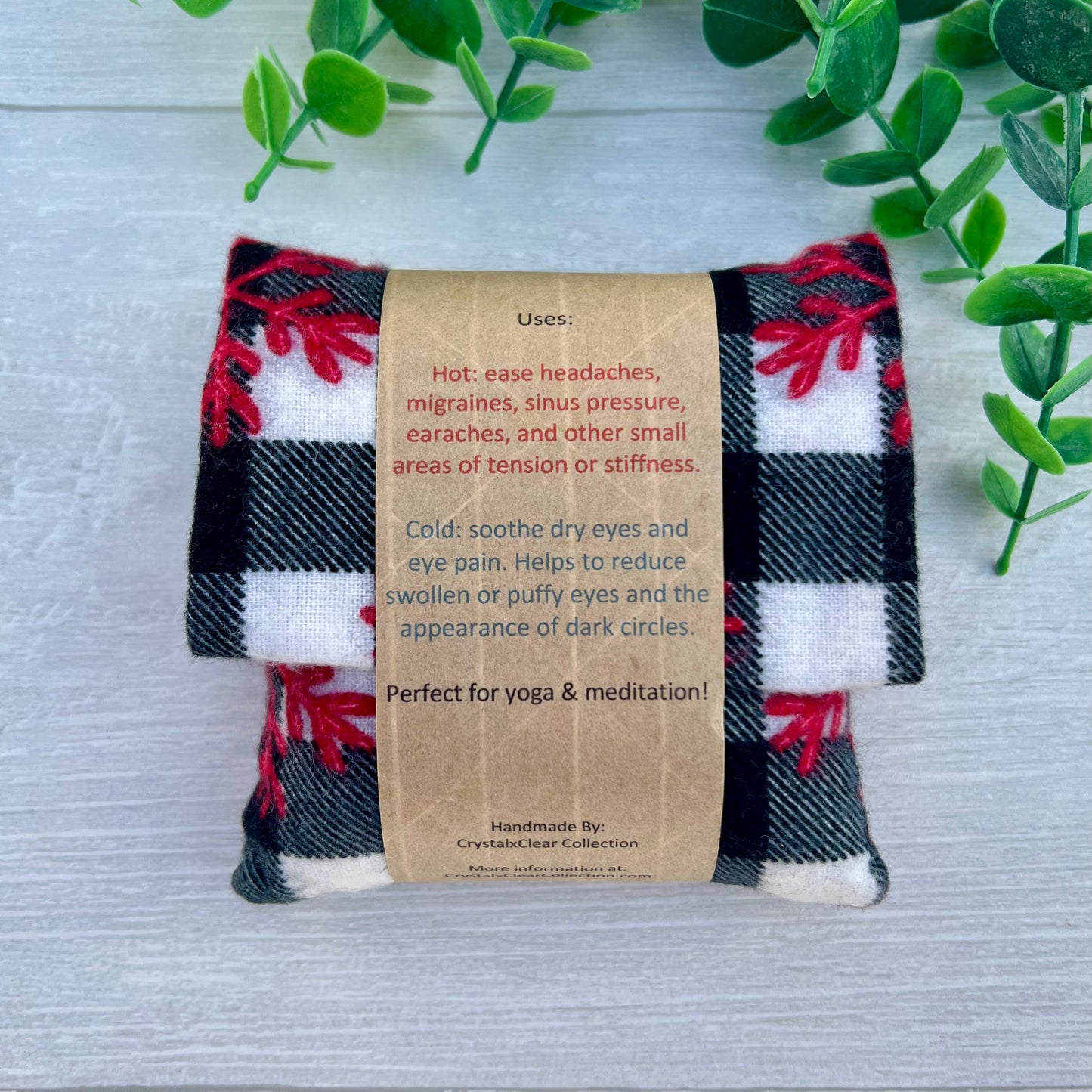 Red Snowflakes - Eye Mask Therapy Pack