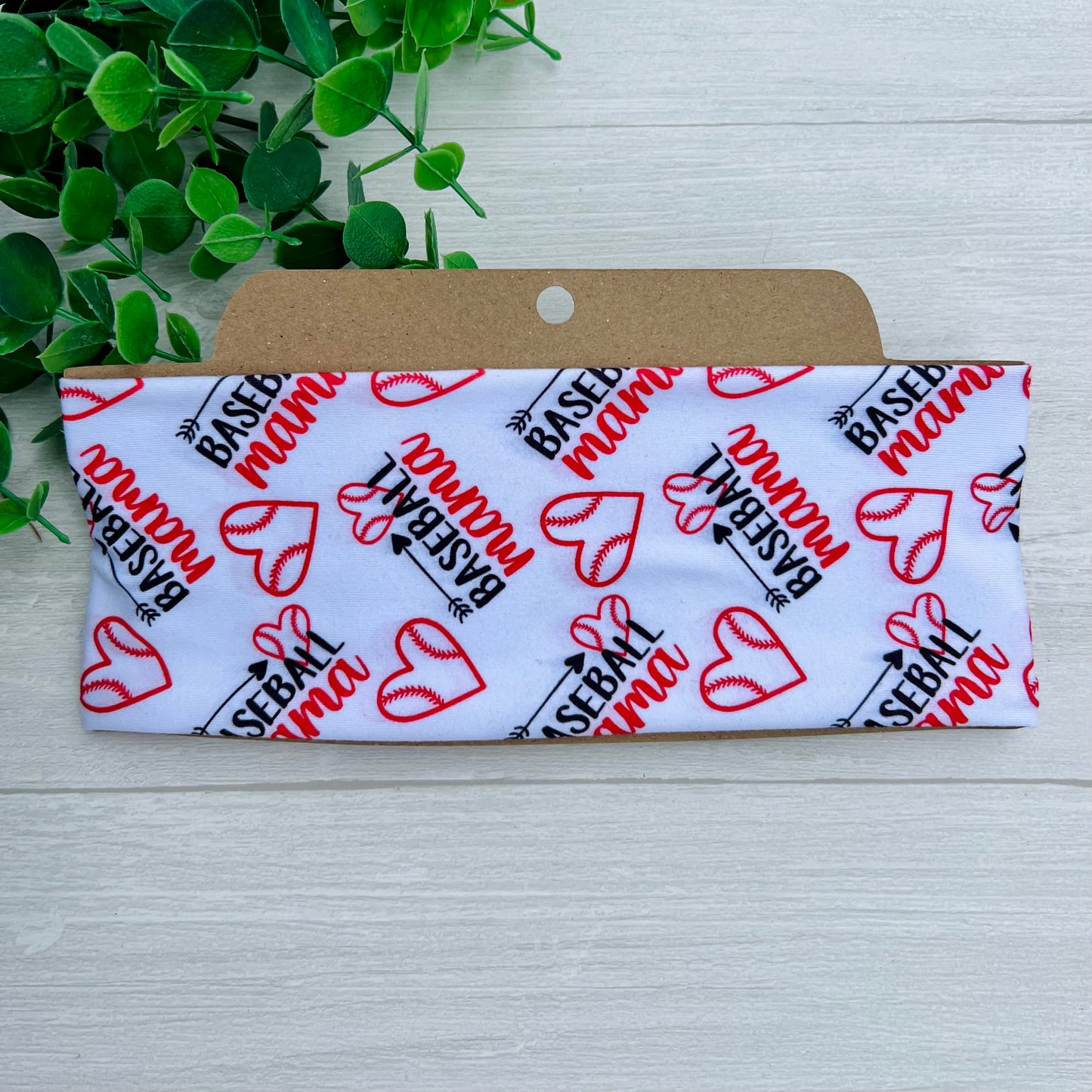 Baseball Mama Soft Stretch Twist Knot Headband | CrystalxClear Collection