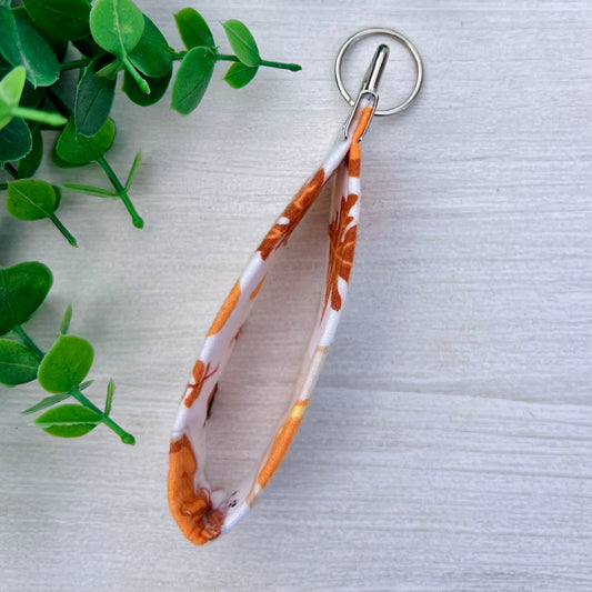 Pumpkin Spice - Fabric Keychain Handle