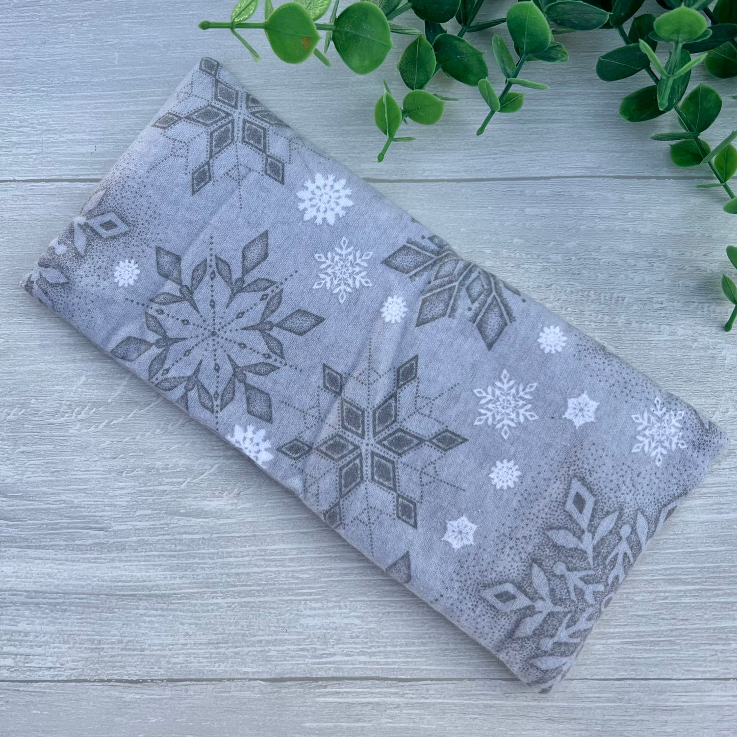 Gray on Gray Snowflake - Eye Mask Therapy Pack