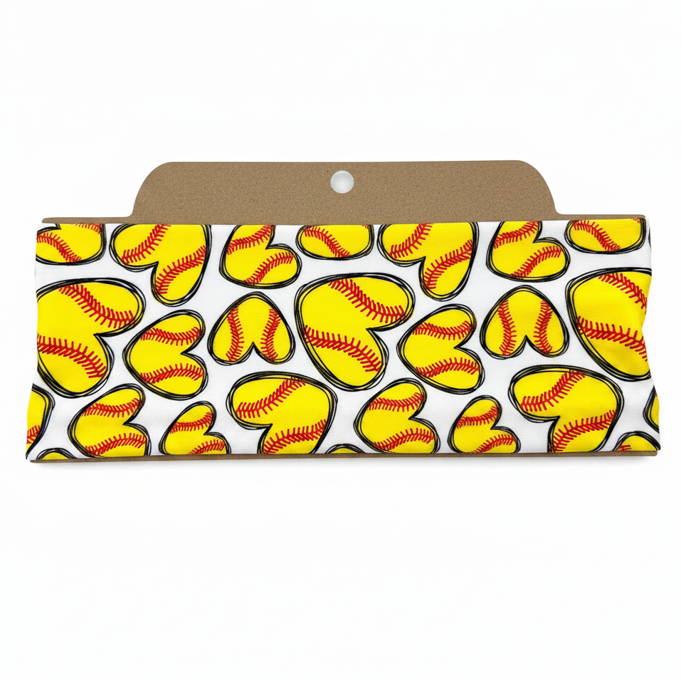 Softball Lover Soft Stretch Twist Knot Headband | CrystalxClear Collection