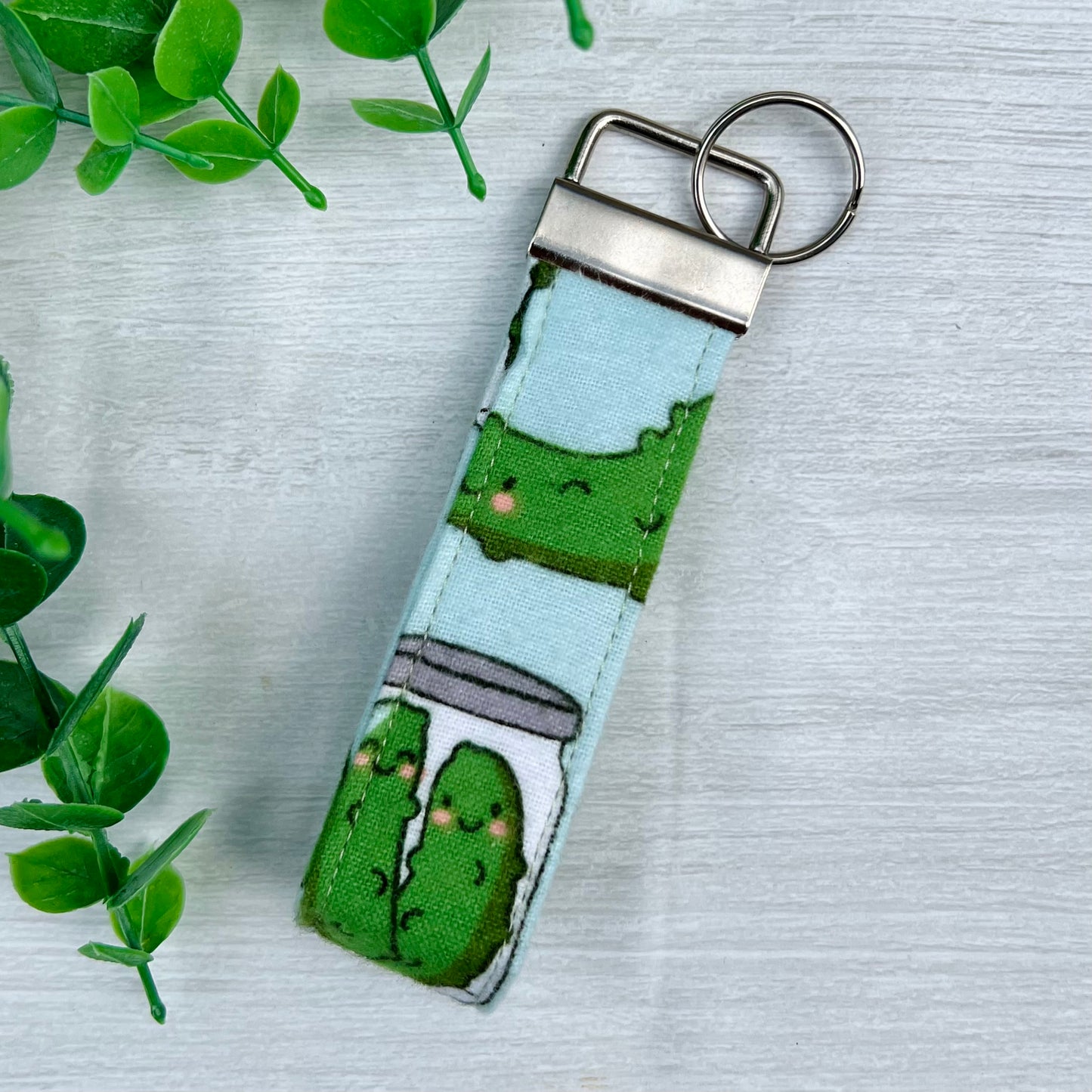 Cool Pickles - Fabric Keychain Handle