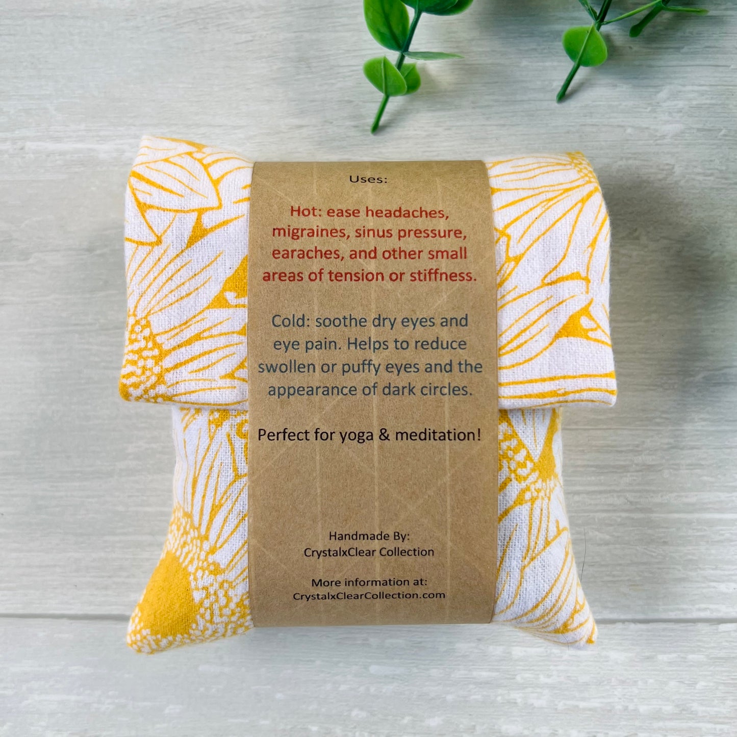 Yellow Sunflower - Eye Mask Therapy Pack