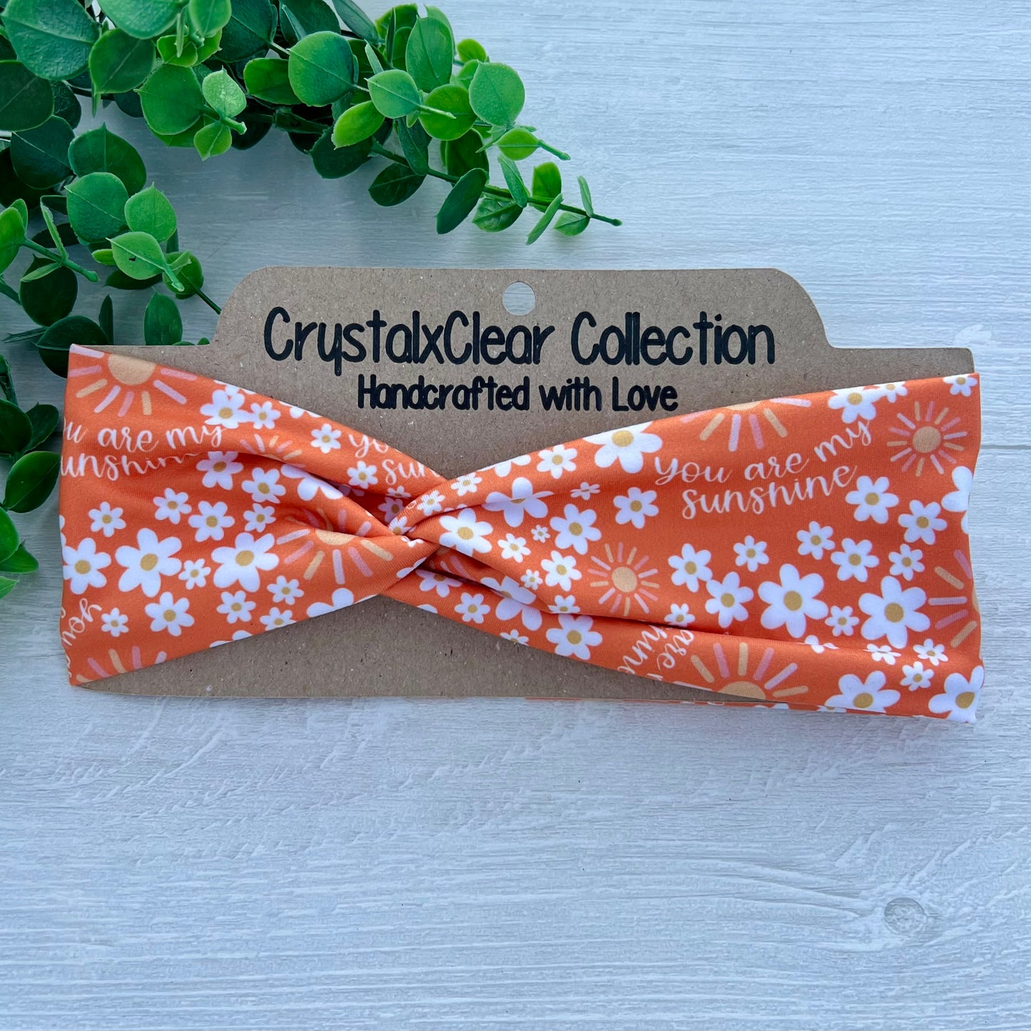 You Are My Sunshine Twist Knot Headband