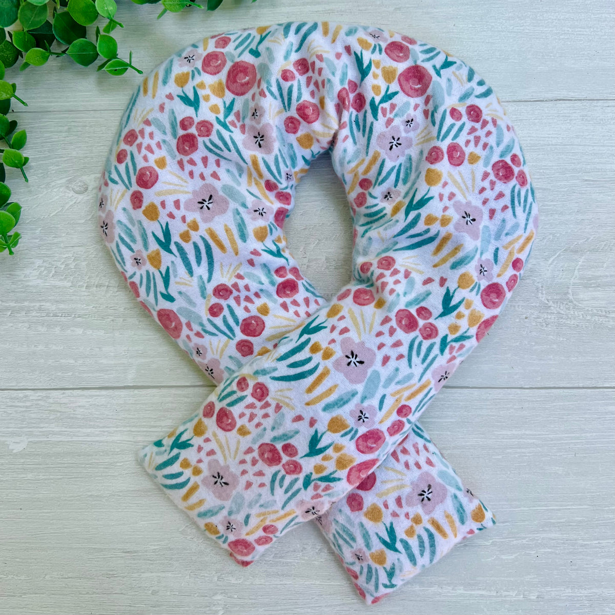 Floral Weighted Hot & Cold Neck Wrap | CrystalxClear Collection