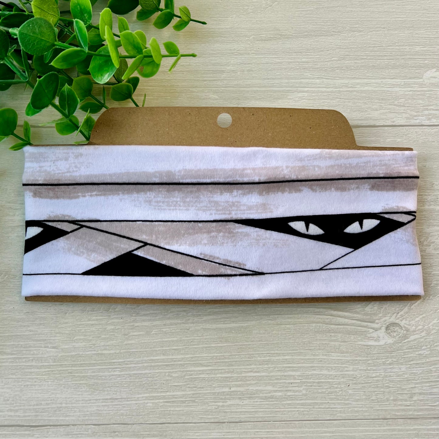 Glow in the Dark Eyes Twist Knot Headband