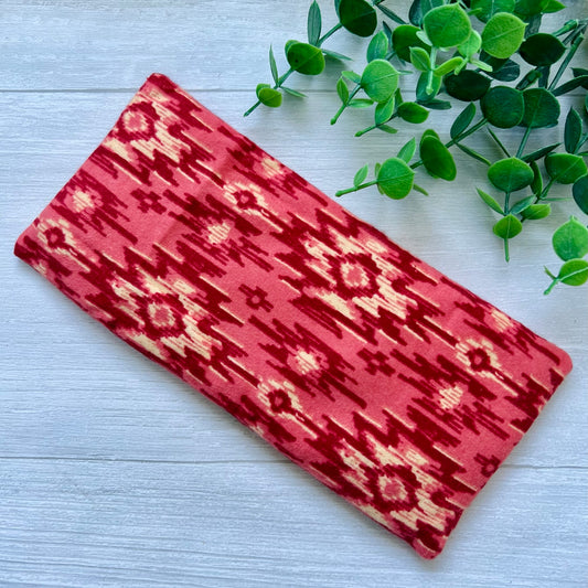 Red Aztec Allover - Eye Mask Reusable Therapy Pack